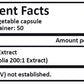 Tongkat Ali Extract 200:1 - 400mg/Cap - 50 Vegetarian Capsules